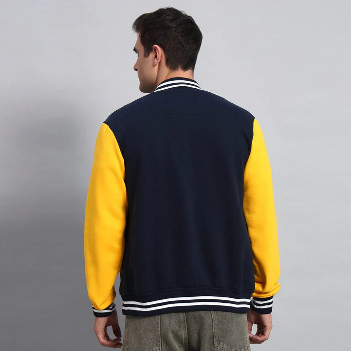 YELLOW & BLUE VARSITY JACKET