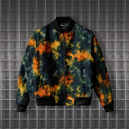 ORANGE SMOKE- BOMBER JACKET