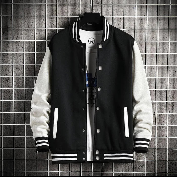 BLACK VARSITY JACKET